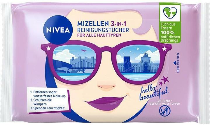 Produktbild NIVEA Mizellen Reinigungstücher 3in1 Collectors Edition (Reinigungstücher Gesicht, 127 g)