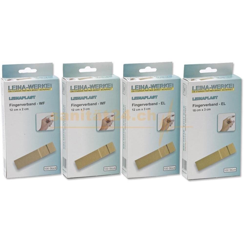 Thumbnail - Leina, Pflaster, Fingerverband 12.00 cm x 2.00 cm / 50 Stk. / WF (50 x)