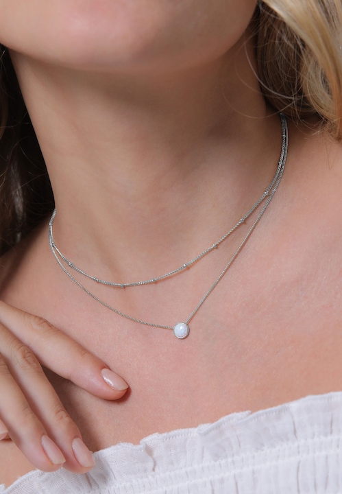 Actual product image Elli Choker Layer-Look mit Opal (Sterling Silver, 36 cm)