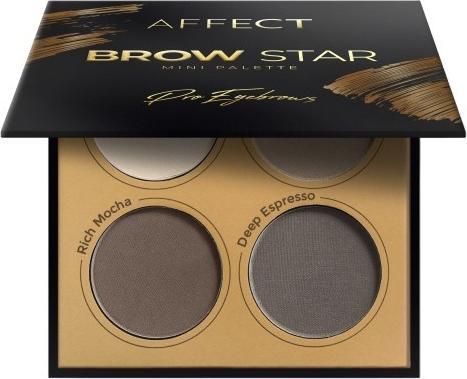 Actual product image Stars From The Stars AFFECT Brow Star Mini paleta cieni do powiek 6g