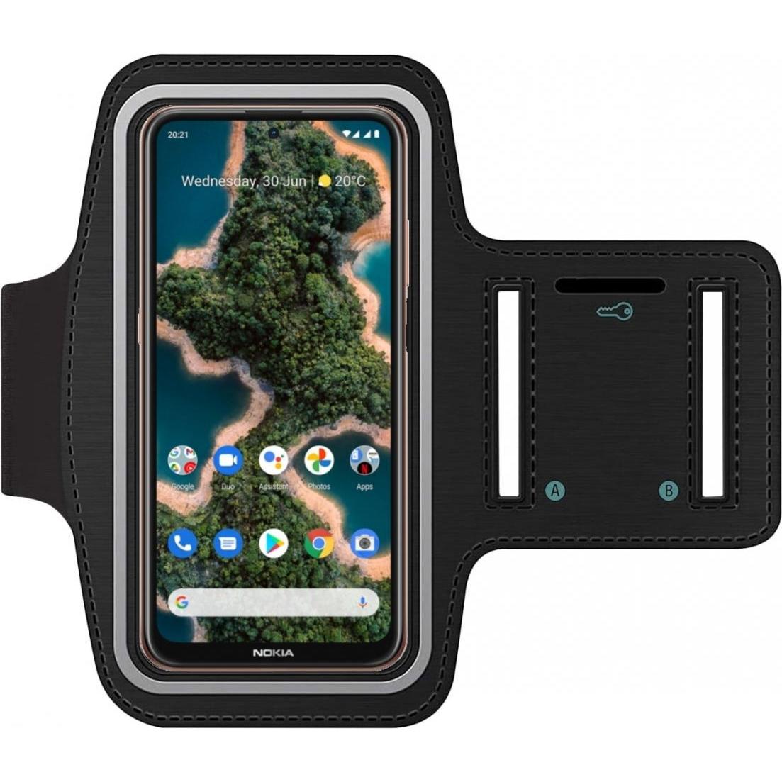 Thumbnail - SmartFitness Nokia X20 Handy Sport Armband, Smartphone Sportarmband, Schwarz