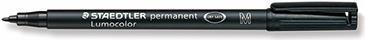 Produktbild Staedtler Lumocolor permanent (Schwarz, 1 mm, 1 x)
