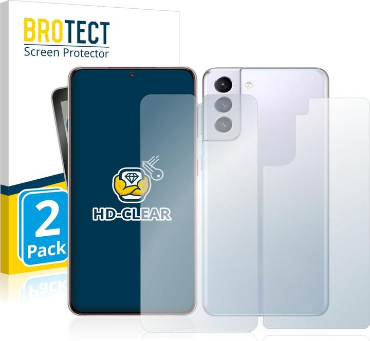 Actual product image BROTECT Screen Protector Clear (2 Piece, Samsung Galaxy S21 5G)