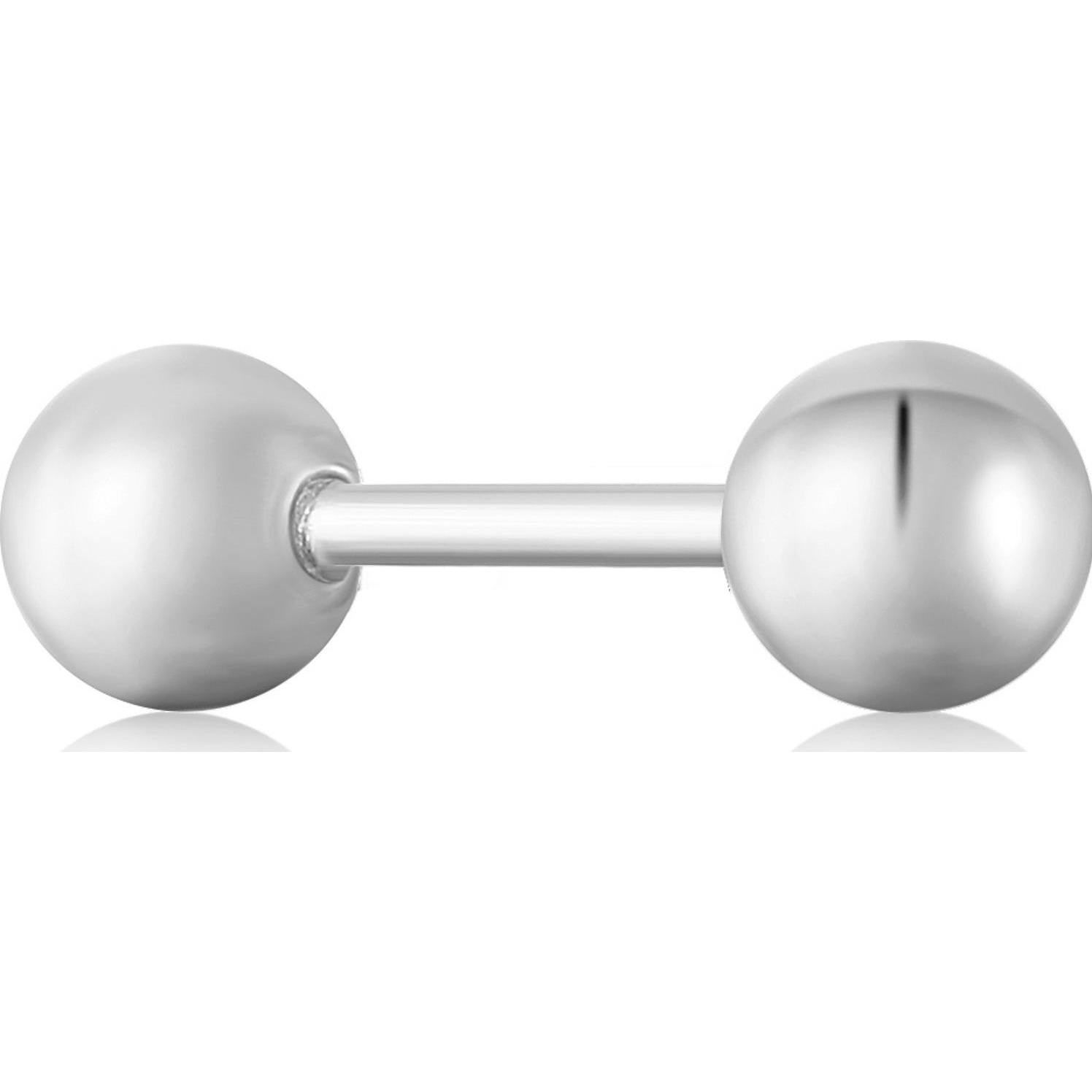 Thumbnail - Ania Haie, Ohrringe, Ohrstecker Sphere Barbell 925 Sterling Silber, (925er Silber)
