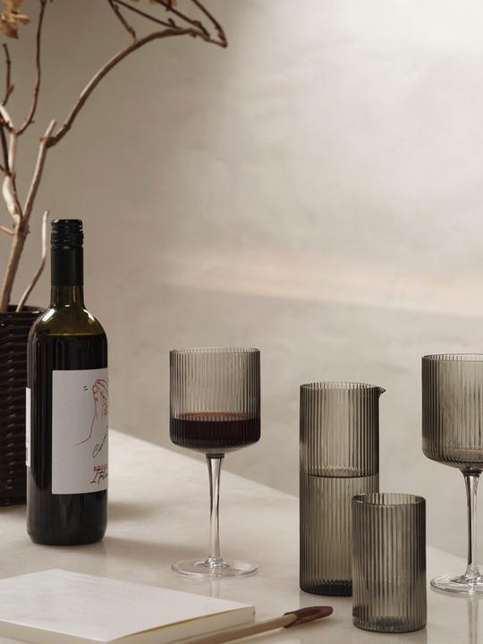 Actual product image Ferm Living Ripple (2 Glasses, Red wine glasses)