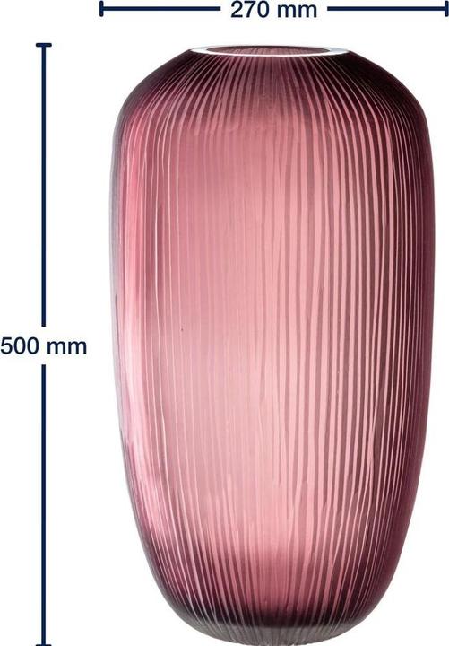 Actual product image Leonardo Vase Bellagio 52 cm, Berry