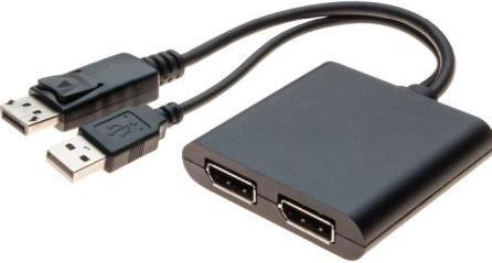 Actual product image Générique MST DiplayPort 1 to 2 Hub