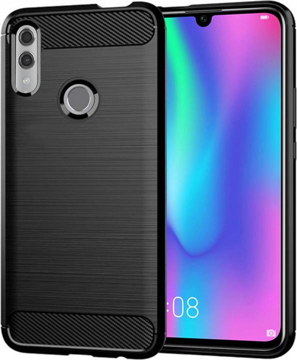 Produktbild Techsuit - Carbon Silicone - Huawei P smart 2019 / Honor 10 Lite - Black (Honor 10 Lite, Huawei P Smart (2019))