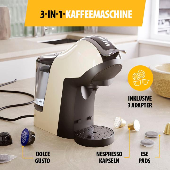 Productafbeelding Tristar Capsulemaker nespresso compatibel CM-2301 Multi 3in1 19 bar (NESCAFÉ Dolce Gusto)