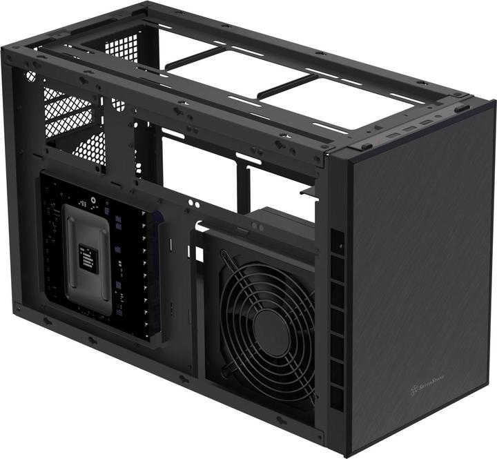 Actual product image Silverstone SST-SG17B (black) (mATX, Mini-ITX, Mini-DTX)