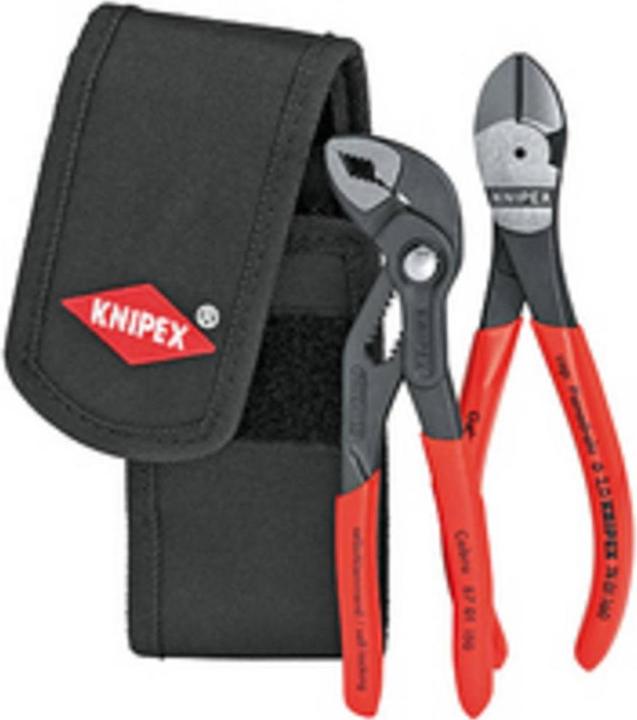 Productafbeelding Knipex Minitangset in gereedschapsgordeltasje 00 20 72 V02 (150 mm)