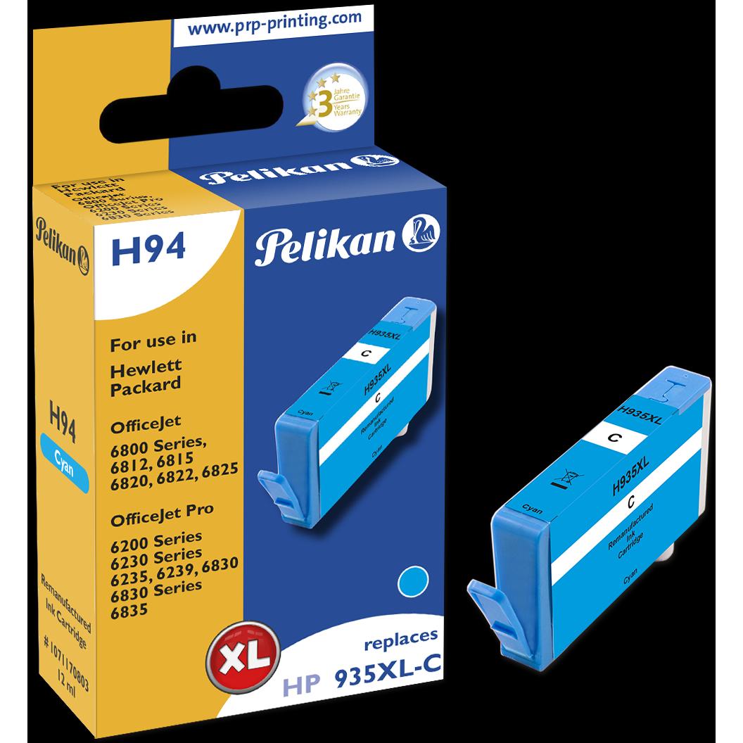 Thumbnail - Pelikan, Druckerpatrone, XL Druckerpatrone H94 ersetzt HP 935XL C blau / C2P24AE (C)