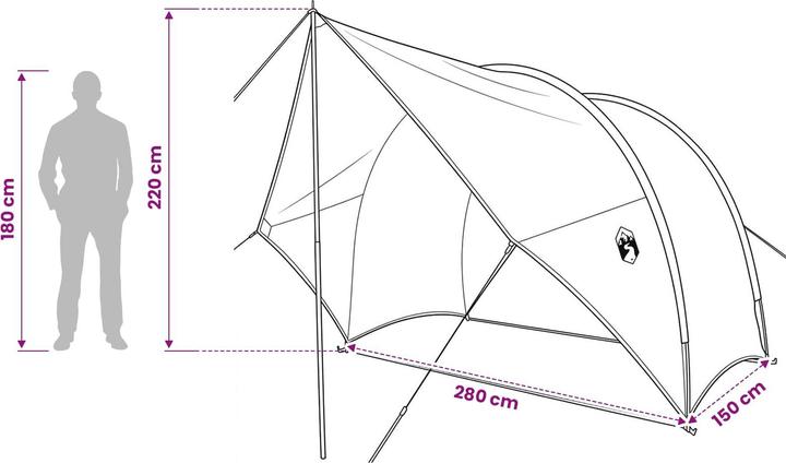 Produktbild vidaXL Campingzelt (4.70 kg)