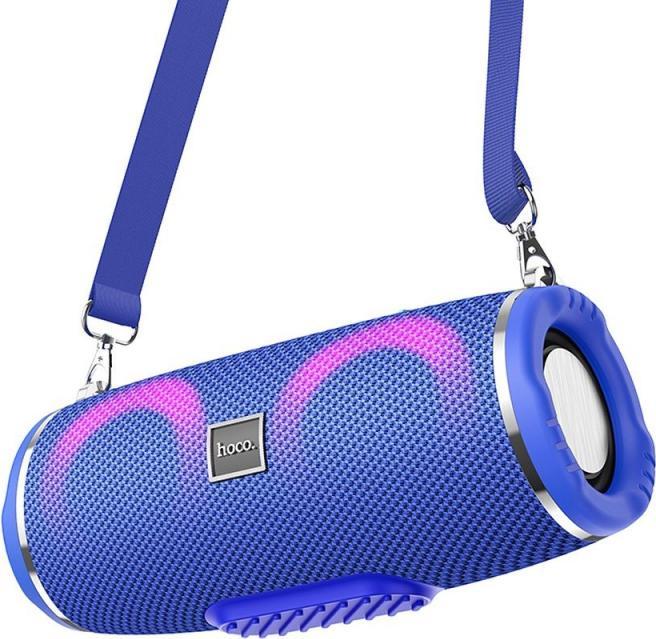 Produktbild Hoco - Wireless Speaker Sports (HC12) - Bluetooth 5.0, Shoulder Strap, 10W - Blue (2 h, Netzbetrieb)
