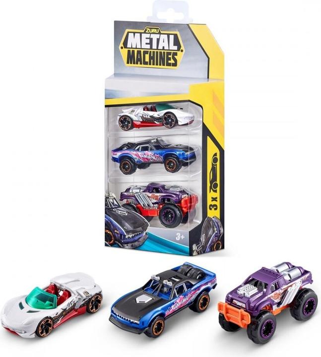 Actual product image Zuru METAL MACHINES AUTOS 3-pack Series 2