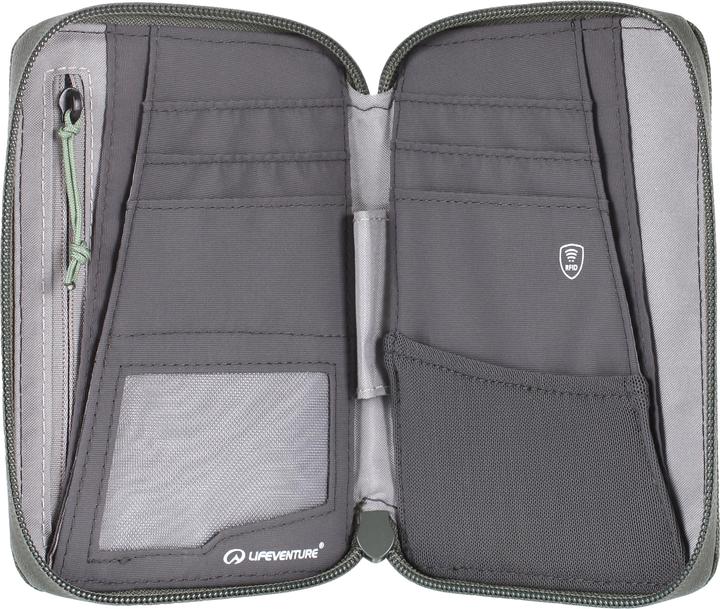 Actual product image Lifeventure RFID Mini Travel Wallet, Recycled, Olive
