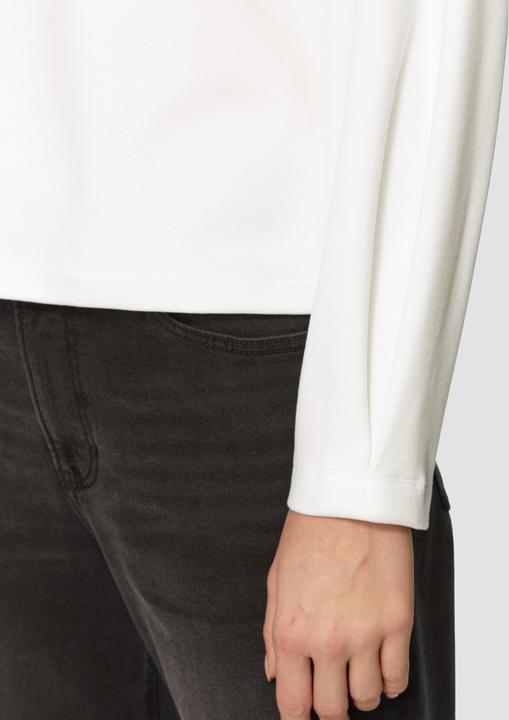 Actual product image S.Oliver Sweatshirt Sweatshirt mit Faltendetail am Ärmel (46)