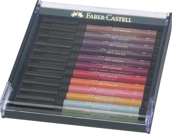Image du produit Faber-Castell Pitt Artist Pen (Multicolore, 12 x)