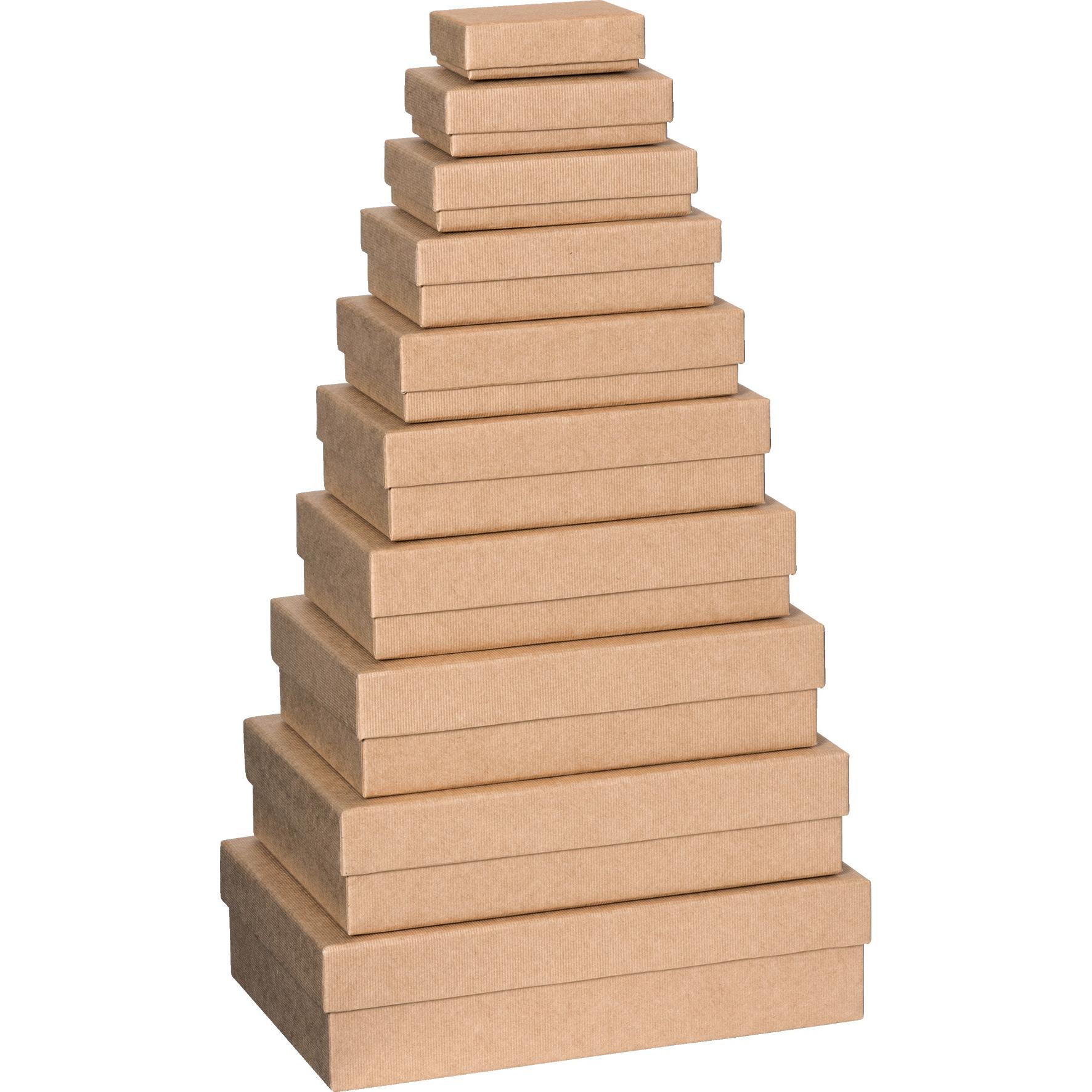 Stewo, Geschenkverpackung, Geschenkkartonsatz - 10-teilig (Geschenkbox, 10 x)