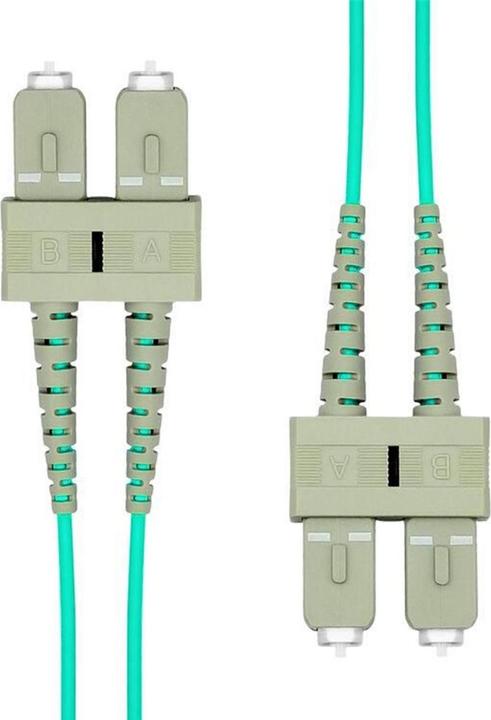 Produktbild ProXtend FO-SCSCOM3D-005 Glasfaserkabel 5 m SC/UPC LSZH OM3 Aqua (5 m)