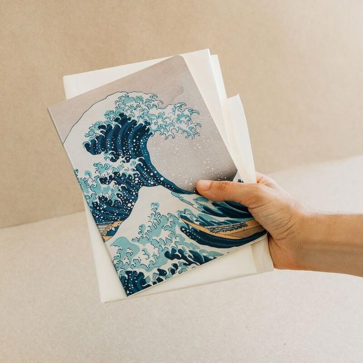 Immagine prodotto Grupo Erik HOKUSAI - La Grande Vague - Confezione da 3 quaderni - formato A5 (A5, Righe, Copertina morbida)