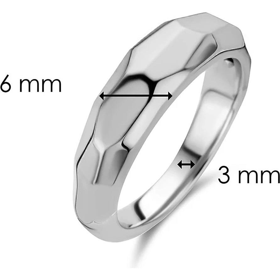 Thumbnail - Ti Sento Milano, Ring, Ring geometrisch 12201SI, (54, 925 Silber)