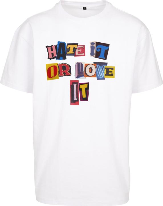 Actual product image Urban Classics Hate it or Love it Oversize Tee - 119383 (5XL)