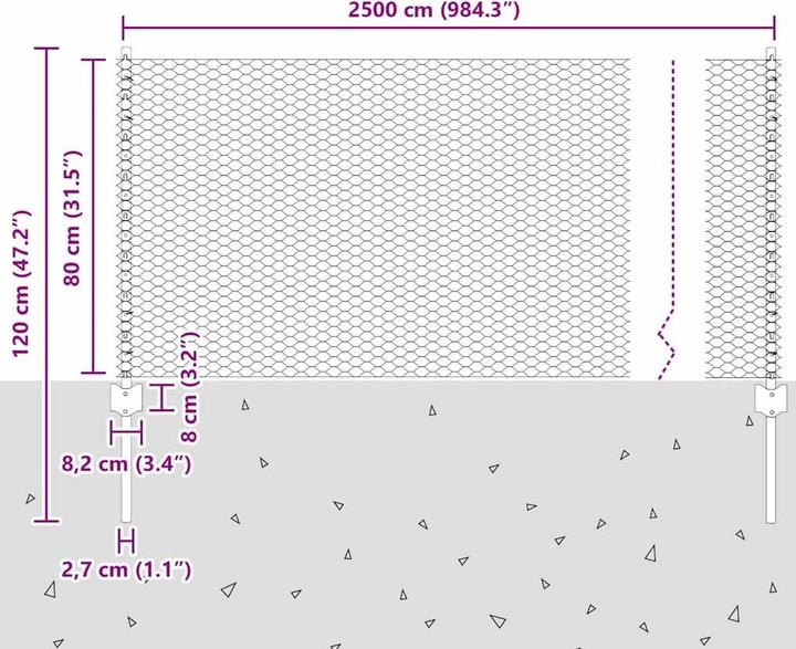 Produktbild vidaXL Gartenzaun Set