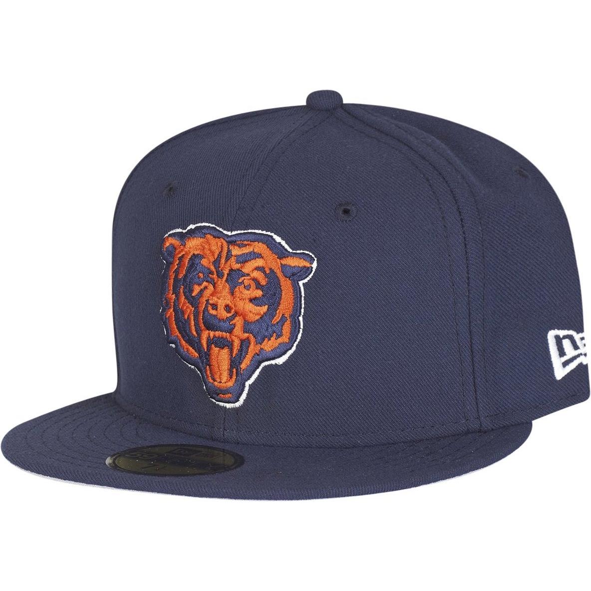 New Era, Herren, Cap, 59Fifty Fitted Cap - HEAD Chicago Bears - 7 1/8, Blau, (7 1/8)