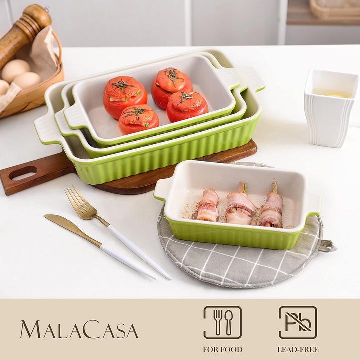 Produktbild Malacasa Auflaufform-Set aus Keramik