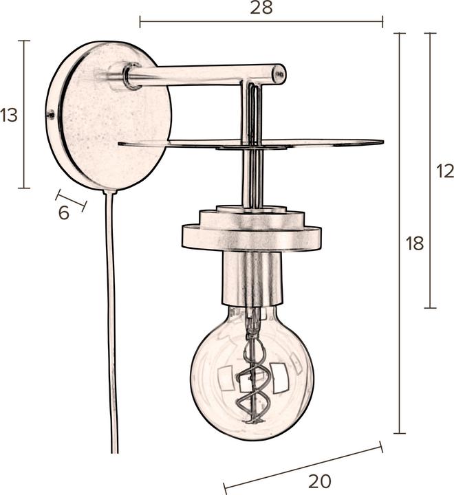 Actual product image Dutchbone Lamp (E27)