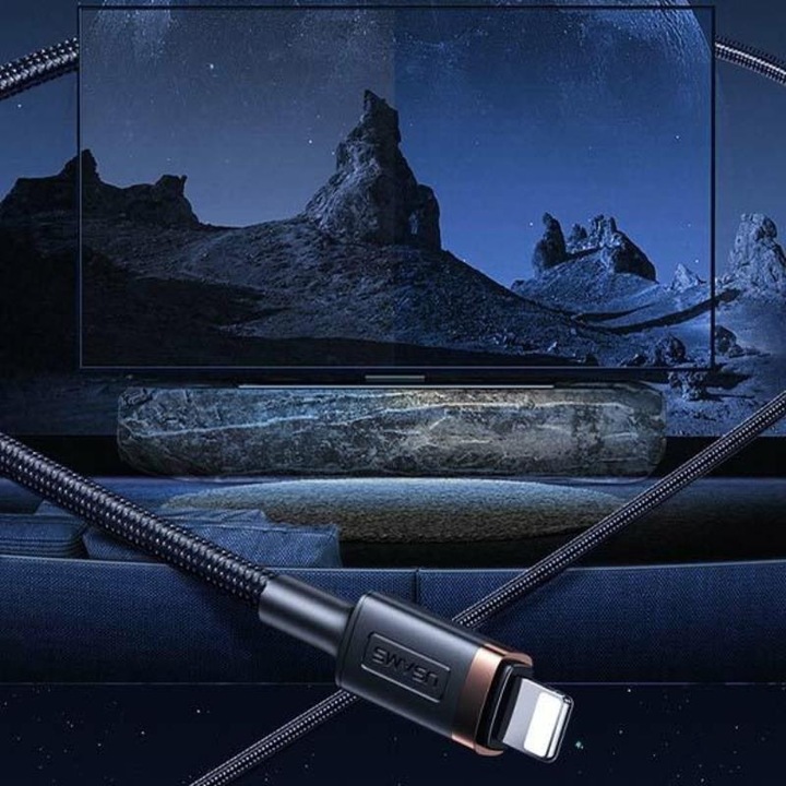 Actual product image Usams HDMI (Typ A) — Lightning (2 m, HDMI)