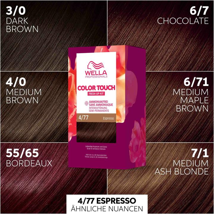 Produktbild Wella Color Touch Fresh-Up-Kit 4/77 (4, 77 Espresso)