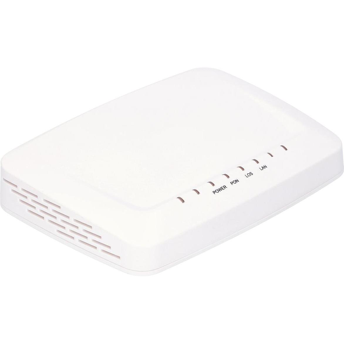 Extralink LUNA EPON 1GE (10/100/1000MBPS) ONU ROUTING/NAT FUNCTION ZTE CHIPSET - 1 Gbps, Router, Weiss