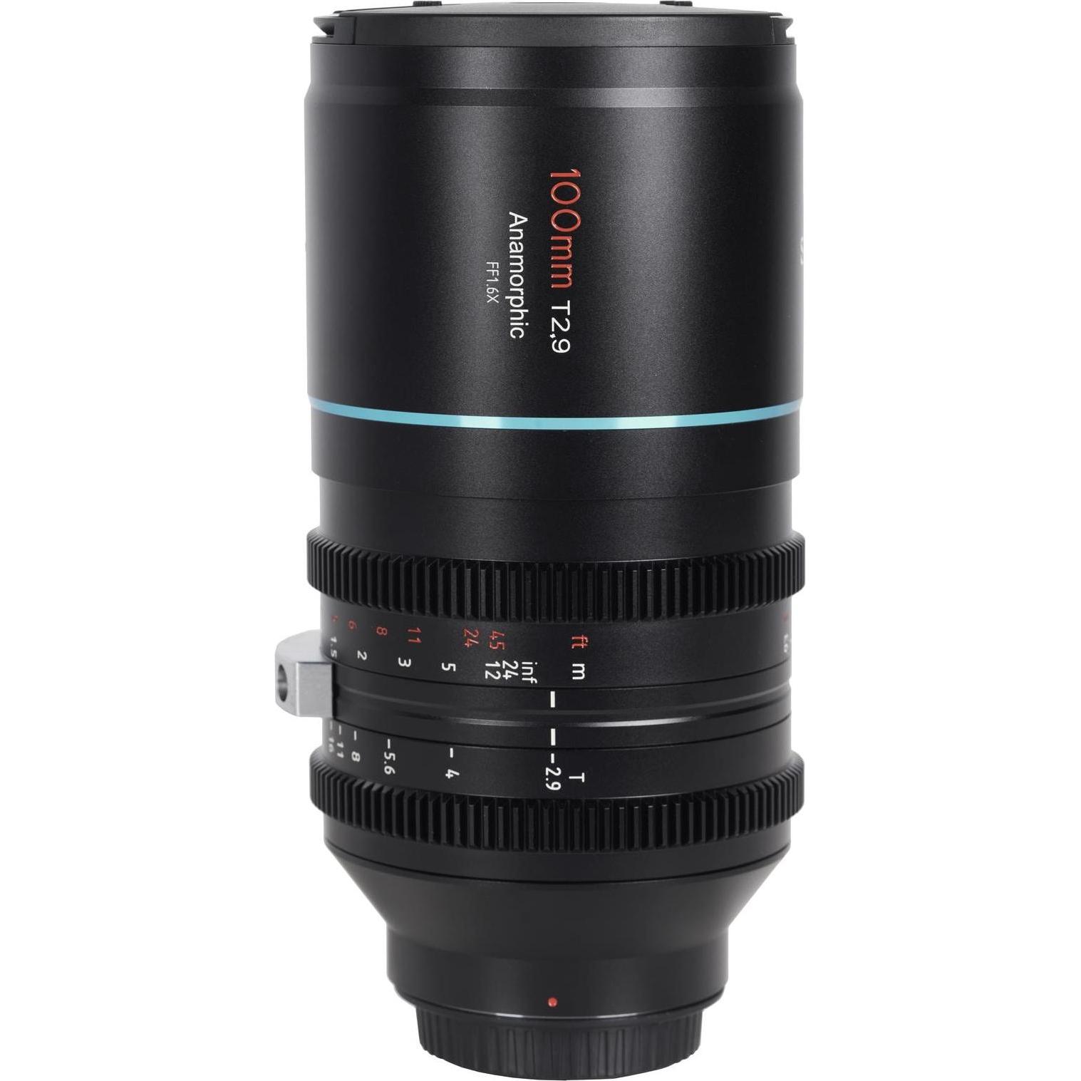 Sirui Venus 100mm T2.9 1.6x anamorphotes Vollformat-Objektiv(RF mount) (Canon RF, Vollformat), Objektiv, Schwarz