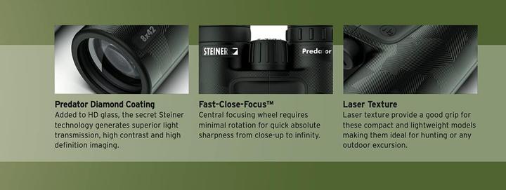 Produktbild Steiner Binocolo Predator (8x, 42 mm)