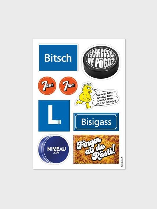 Actual product image SwissMeme Sticker sheet - MischMasch