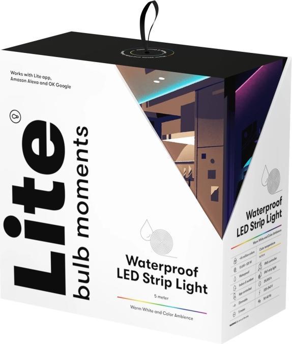 Produktbild Nordic Smartlight Lite bulb moments - Smart Waterproof LED strip 5M RGBW (RGBW, 500 cm, Outdoor)