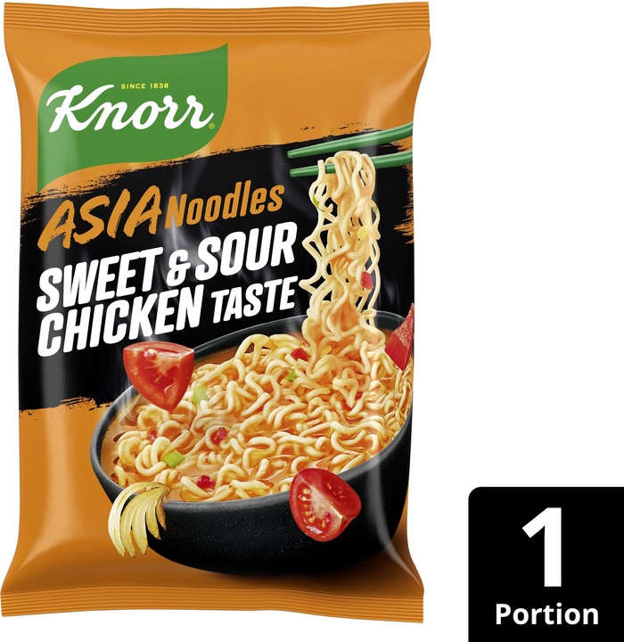 Produktbild Knorr Asia Noodles Sweet & Sour Beutel 1 Portion (78 g)