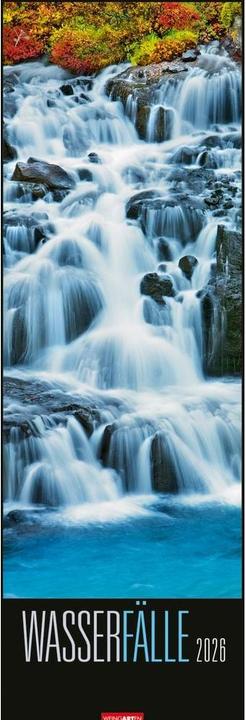 Actual product image Wasserfälle Kalender 2026 (34 x 98 cm, Hardcover, German)