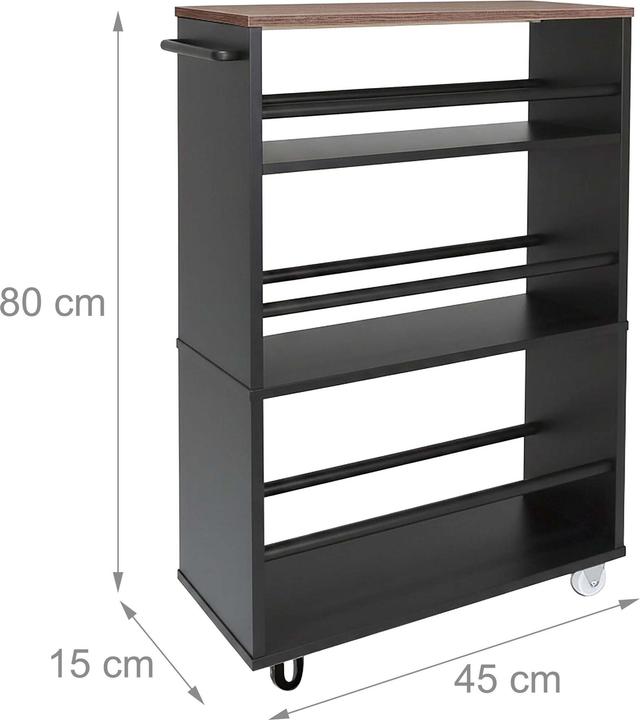 Produktbild Relaxdays Nischenwagen (15 x 45 x 80 cm)