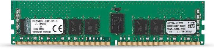 Productafbeelding Kingston ValueRAM (1 x 8GB, 2666 MHz, DDR4 RAM, DIMM 288 pin)