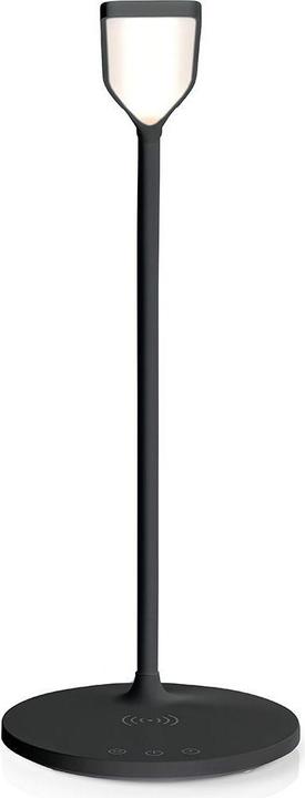 Actual product image Nedis LED lamp with wireless charger | DimmSwitch | LED / Qi | 10 W | with dimming | Cold white / (350 lm)