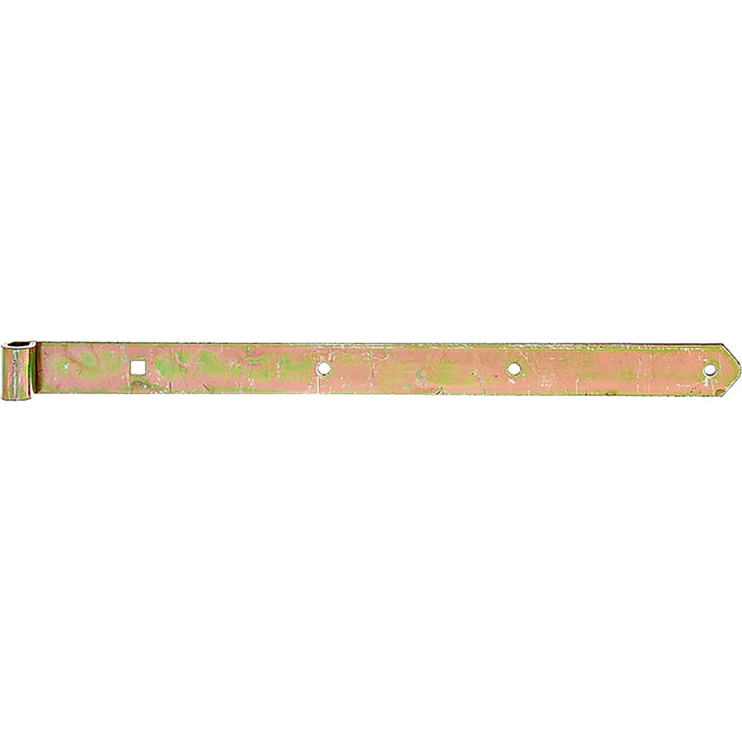 GAH, Türbeschlag + Scharnier, Ladenband Länge 600 x 16 x 45 mm Stärke 5 mm Stahl galv. verz. dickschichtpassiviert Ø 16 ...