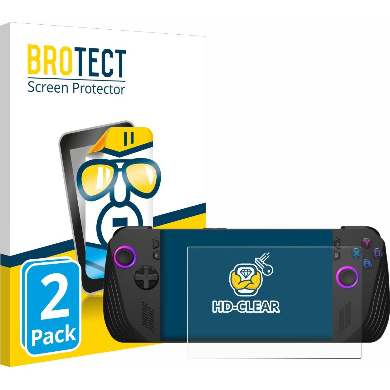 BROTECT Schutzfolie Displayschutz Displayschutzfolie Folie Klar Transparent, Weiteres Gaming Zubehör, Transparent