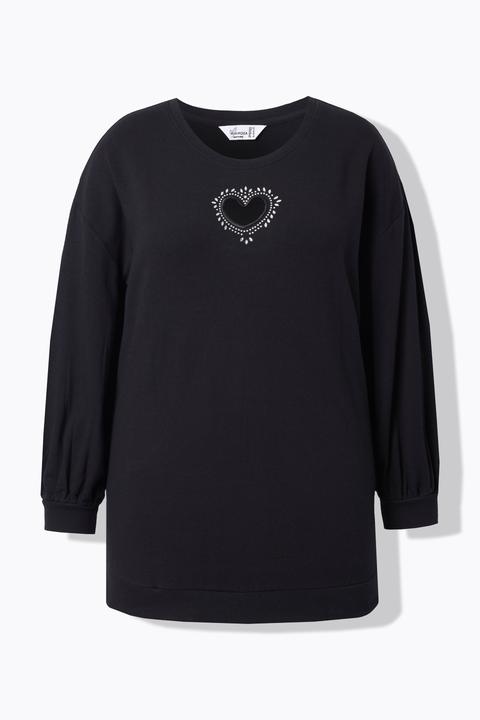 Produktbild Miamoda Sweatshirt, Herz-CutOut, Ballon-Langarm (54)