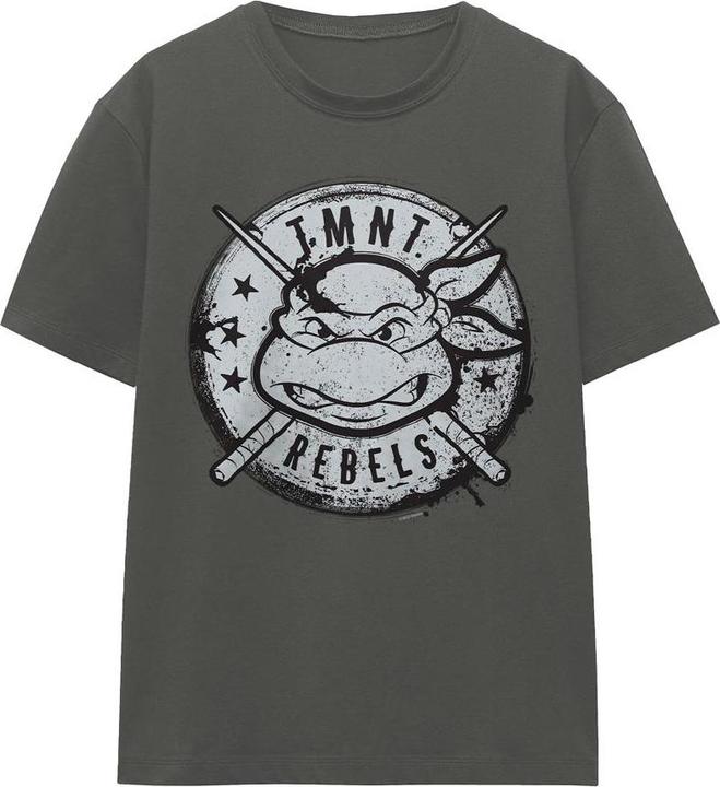Image du produit Teenage Mutant NT - T-shirt motif/style logo usé REBELS - Femme (M)