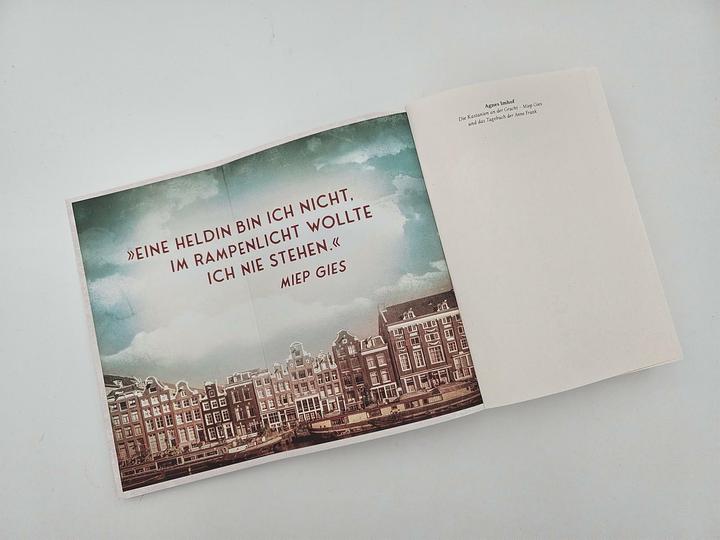 Actual product image Piper Die Kastanien an der Gracht – Miep Gies und das Tagebuch der Anne Frank (German, Agnes Imhof, 2024)