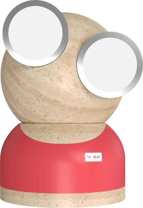 Produktbild Kubbick Mr Watt Goggle Lampe en Bois et Rouge
