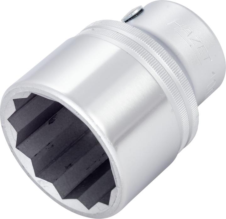 Actual product image HAZET Socket ∙ 12-point 1000Z-41 ∙ Square, hollow 20 mm (3/4 inch) ∙ Outside 12-point profile ∙ 41 … (41 mm)